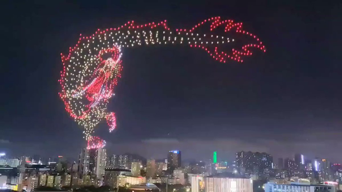 China drone show 2048